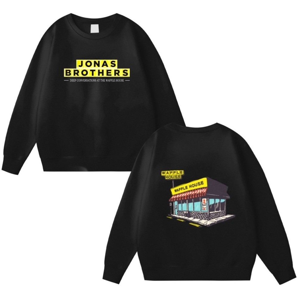 Waffle House Jonas Brothers 2 Sided Sweatshirts